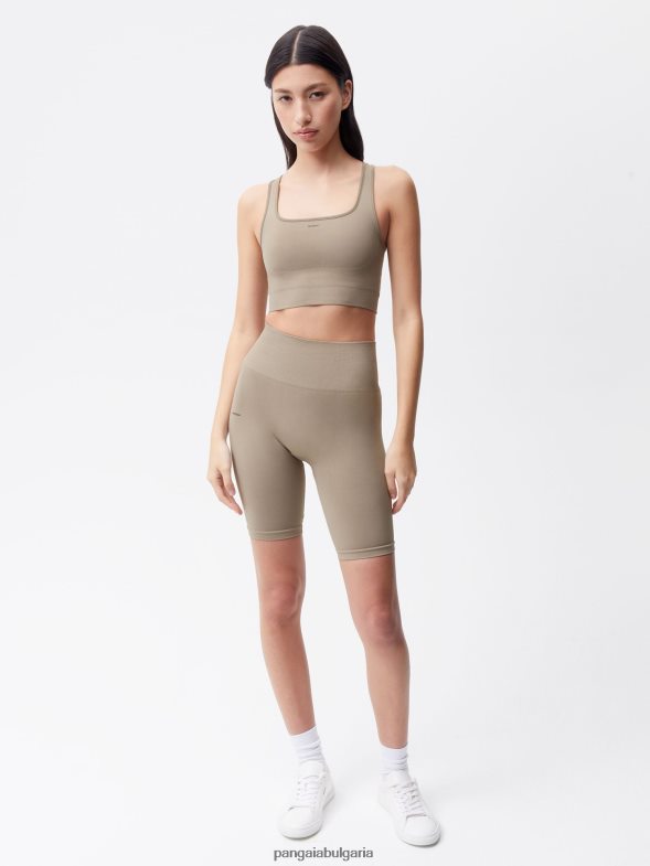 спортен сутиен за движение Жени B6HPP0407 кафяво Pangaia дрехи