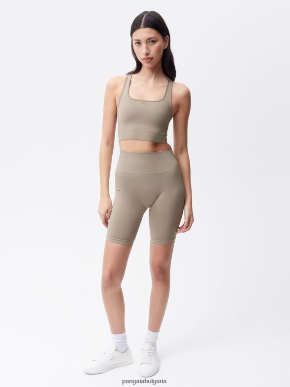 шорти за движение Жени B6HPP0408 кафяво Pangaia дрехи