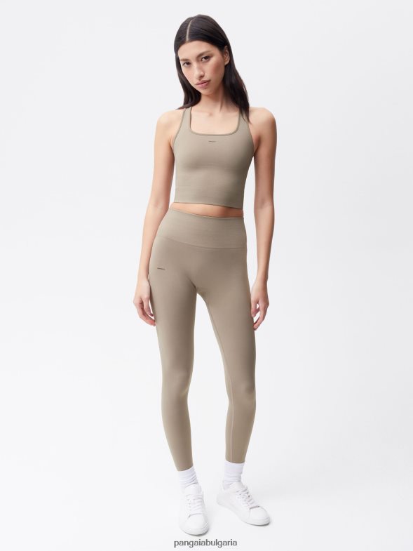 оребрен потник motion Жени B6HPP0179 кафяво Pangaia дрехи