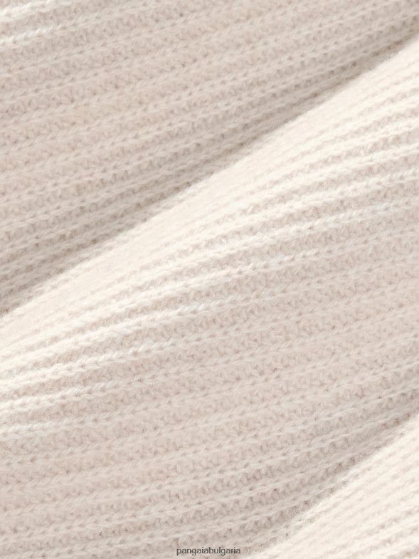 пуловер с половин цип от рециклиран кашмир Жени B6HPP0102 овесена каша Pangaia дрехи