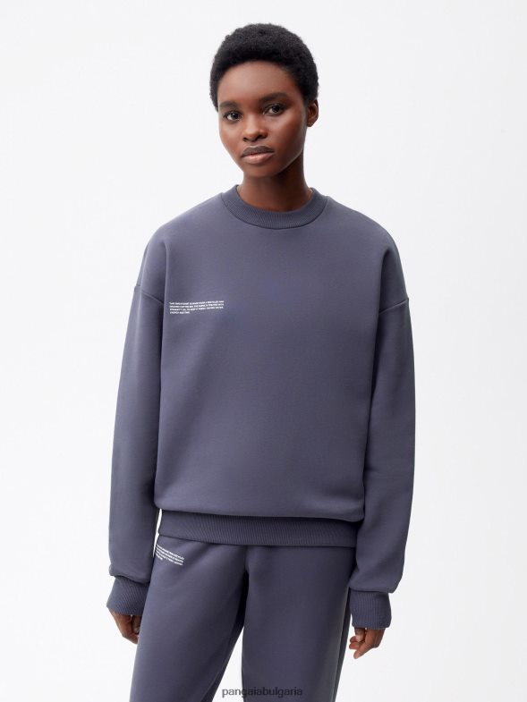 фирмен суичър Жени B6HPP0105 шисти синьо Pangaia дрехи