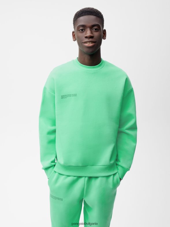 фирмен суичър Жени B6HPP0112 зелена мента Pangaia дрехи