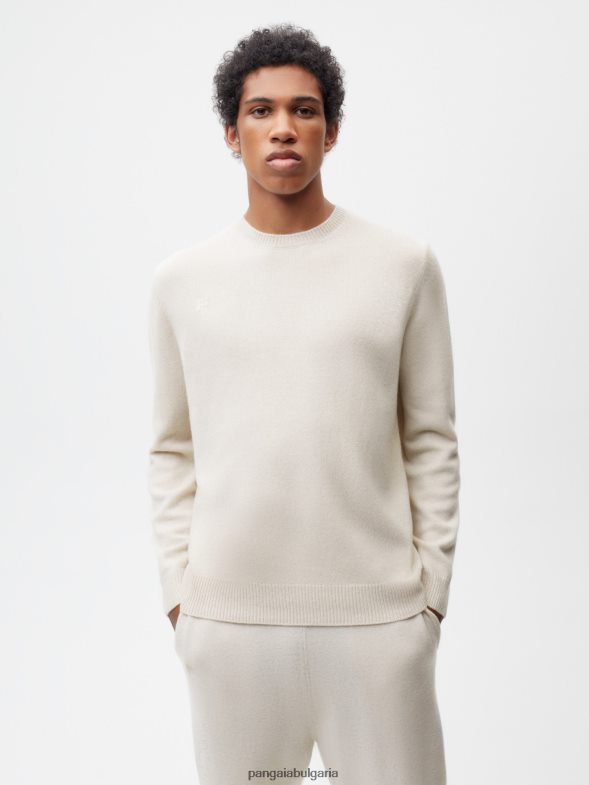 рециклиран суичър с деколте от кашмир Жени B6HPP0117 овесена каша Pangaia дрехи