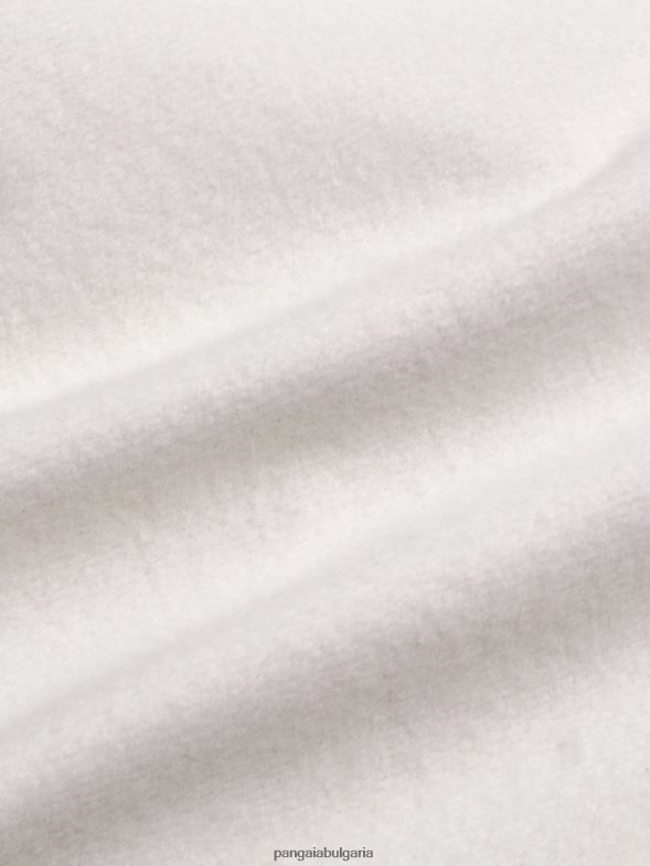 в конверсивен памучен суичър Жени B6HPP080 памучно бяло Pangaia дрехи