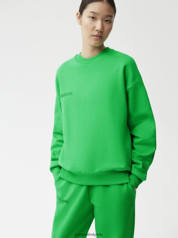 фирмен суичър Жени B6HPP094 нефритено зелено Pangaia дрехи