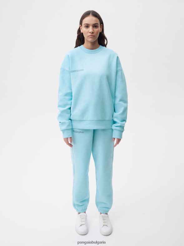 фирмен суичър Жени B6HPP095 небесно синьо Pangaia дрехи