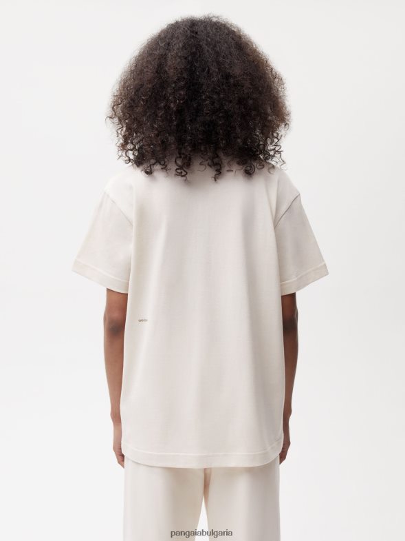 в преобразувана памучна тениска 365 Жени B6HPP0124 памучно бяло Pangaia дрехи