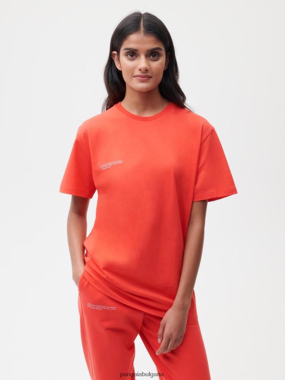 365 тениска Жени B6HPP0158 червен драконов плод Pangaia дрехи