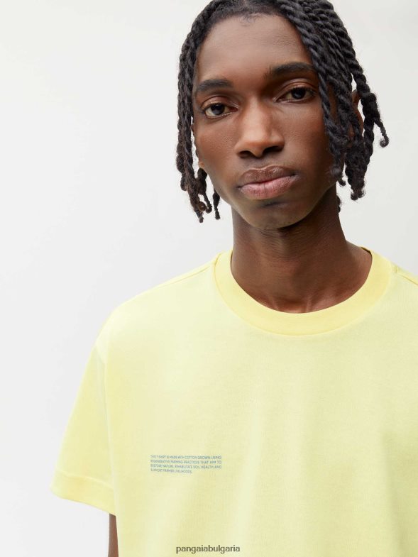 в преобразувана памучна тениска 365 Жени B6HPP0188 слънчев лъч жълт Pangaia дрехи