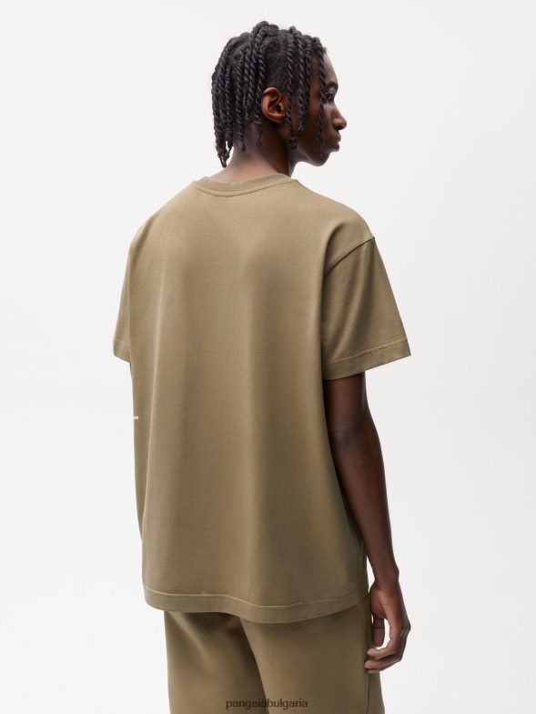 в преобразувана памучна тениска 365 Жени B6HPP0210 въглеродно кафяво Pangaia дрехи