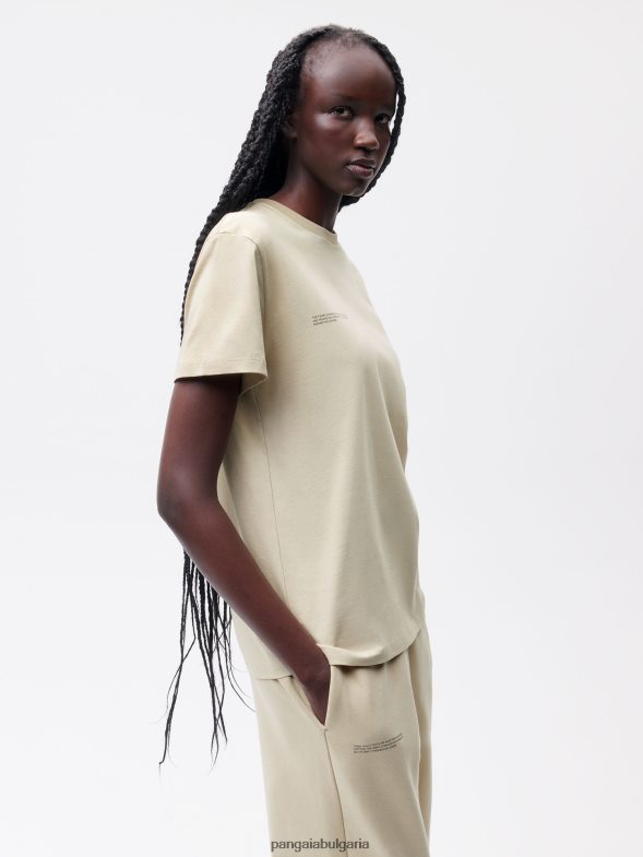 тениска - лешников амп Жени B6HPP0123 майтаке бежово Pangaia дрехи
