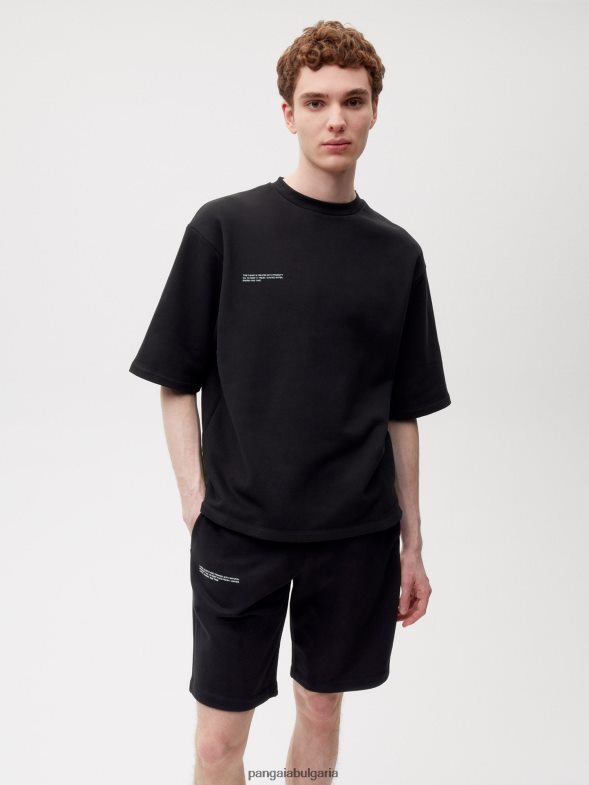 тениска със спокойна кройка Жени B6HPP0162 черен Pangaia дрехи