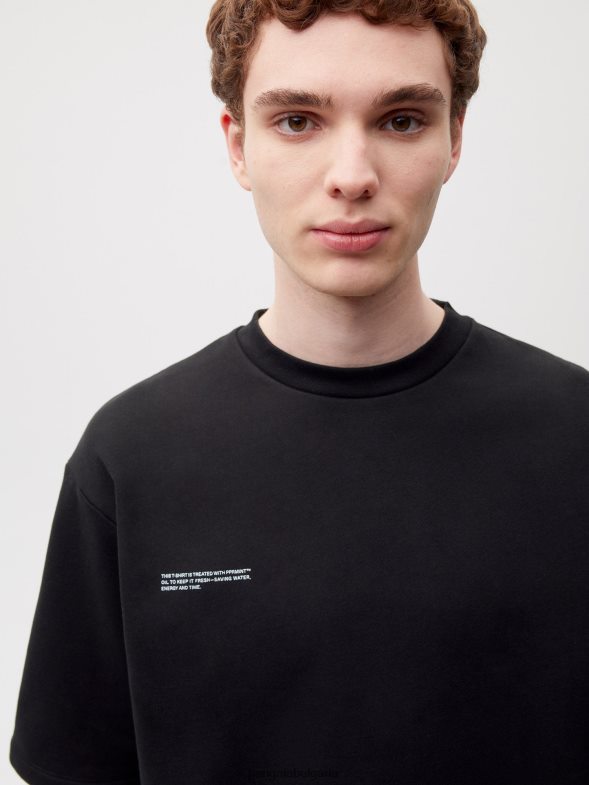 тениска със спокойна кройка Жени B6HPP0162 черен Pangaia дрехи