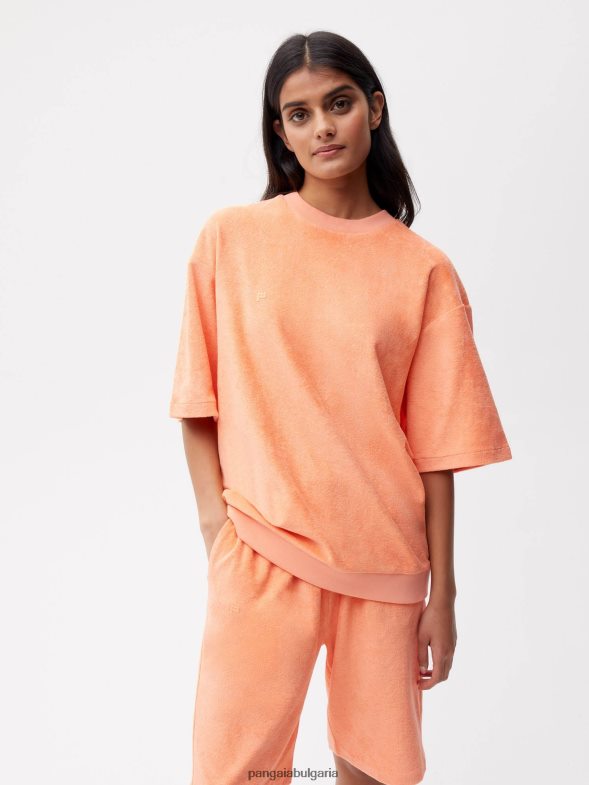 хавлиена тениска Жени B6HPP0163 перфектна праскова Pangaia дрехи