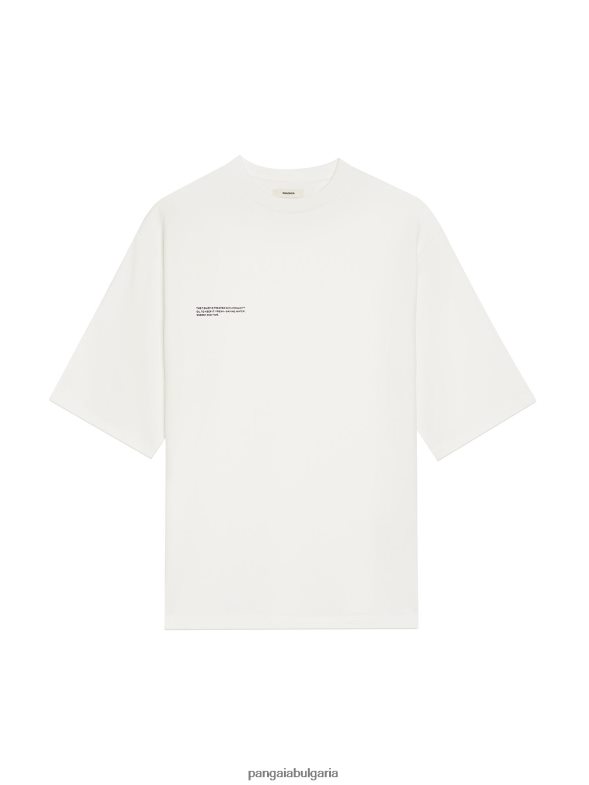 тениска със спокойна кройка Жени B6HPP0193 почти бял Pangaia дрехи
