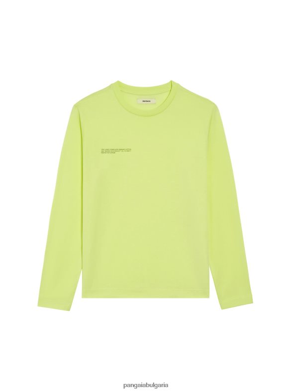 лека тениска от органичен памук Жени B6HPP0198 анди зелени Pangaia дрехи