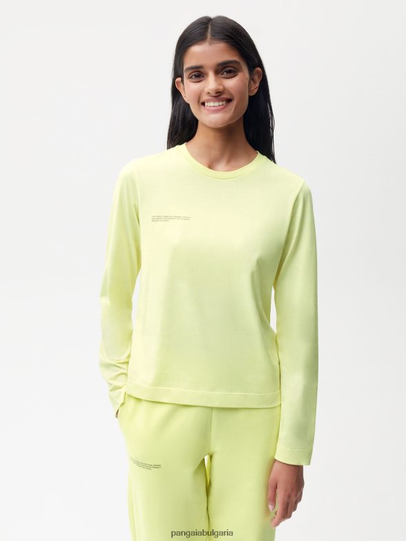 лека тениска от органичен памук Жени B6HPP0198 анди зелени Pangaia дрехи