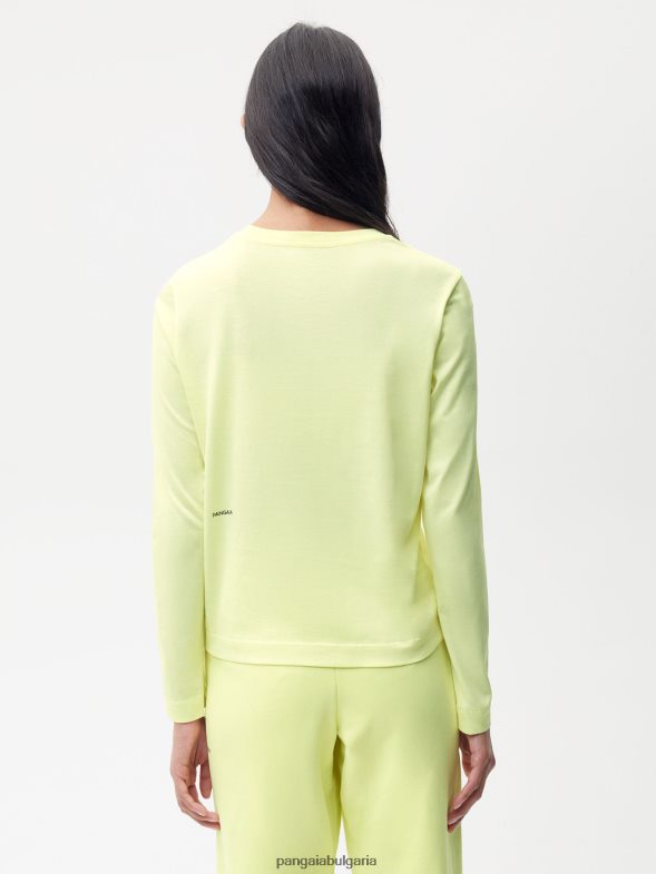 лека тениска от органичен памук Жени B6HPP0198 анди зелени Pangaia дрехи