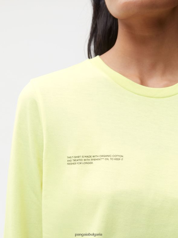 лека тениска от органичен памук Жени B6HPP0198 анди зелени Pangaia дрехи