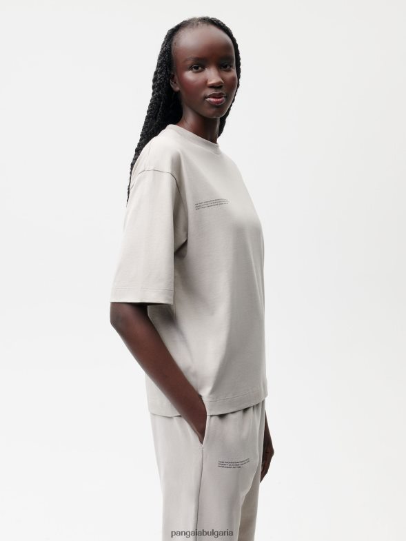 спокойна тениска от органичен памук с c-влакно Жени B6HPP0131 камък Pangaia дрехи