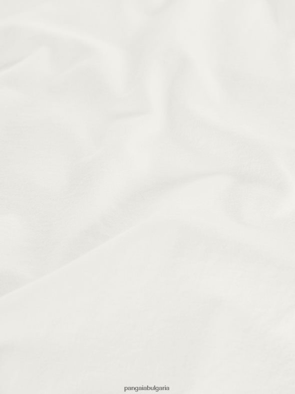 тениска с изрязани рамене от органичен памук с сърцевина от c-влакна Жени B6HPP0165 почти бял Pangaia дрехи