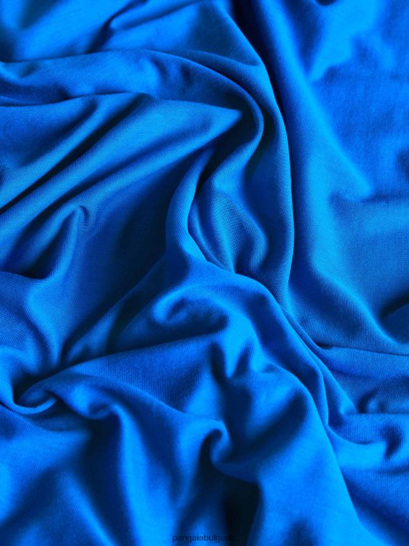 c - тениска с дълъг ръкав от чисто влакно Жени B6HPP0203 кобалтово синьо Pangaia дрехи