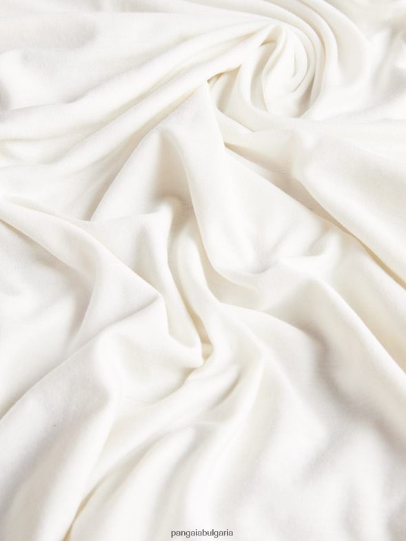 c - тениска с дълъг ръкав от чисто влакно Жени B6HPP0204 почти бял Pangaia дрехи