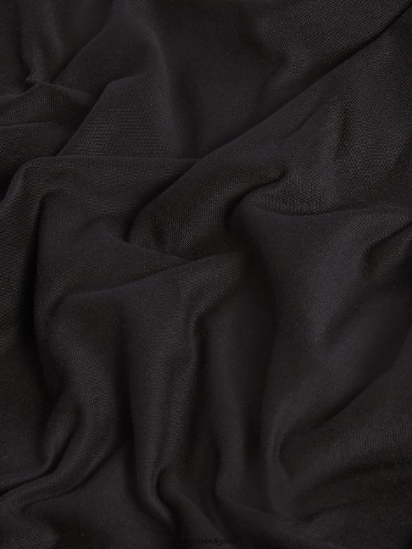 тениска с дълъг ръкав от органичен памук и c-fiber Жени B6HPP0178 черен Pangaia дрехи