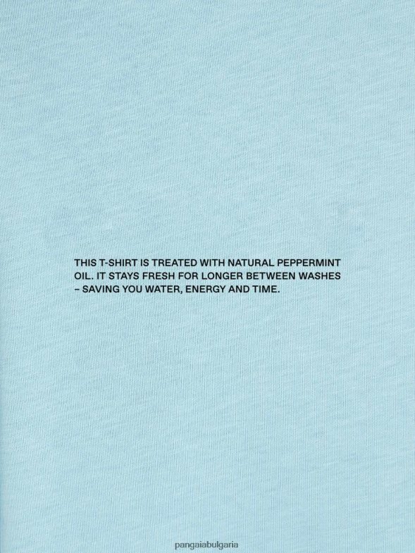 сърцевина на тениска от органичен памук pprmint Жени B6HPP0172 небесно синьо Pangaia дрехи