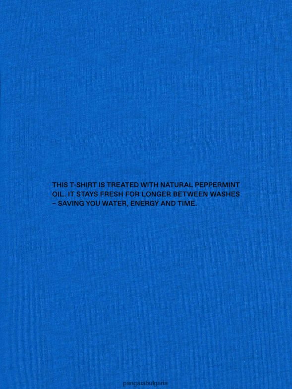 сърцевина на тениска от органичен памук pprmint Жени B6HPP0182 кобалтово синьо Pangaia дрехи
