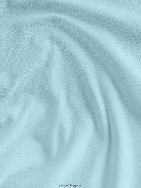 сърцевина на тениска с дълъг ръкав от органичен памук pprmint Жени B6HPP0213 небесно синьо Pangaia дрехи