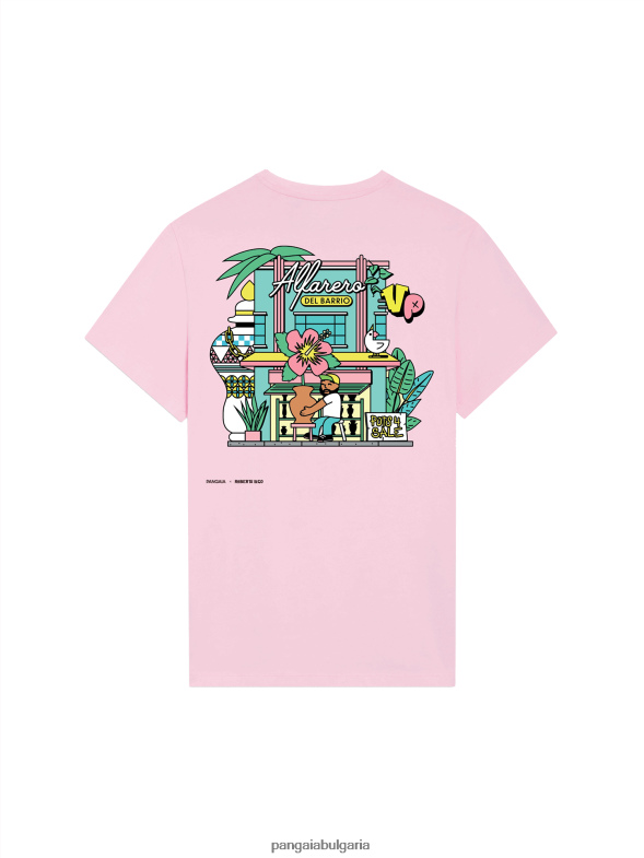 x тениска roberto lugo Жени B6HPP0139 гъбички розови Pangaia дрехи