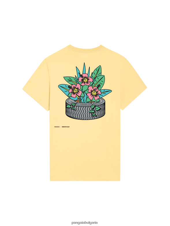 x тениска roberto lugo Жени B6HPP0208 лютиче жълто Pangaia дрехи