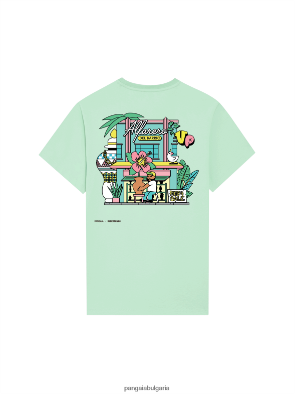 x тениска roberto lugo Жени B6HPP0219 лагуново синьо Pangaia дрехи