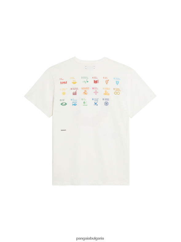 x sdgs тениска от органичен памук Жени B6HPP0156 почти бял Pangaia дрехи
