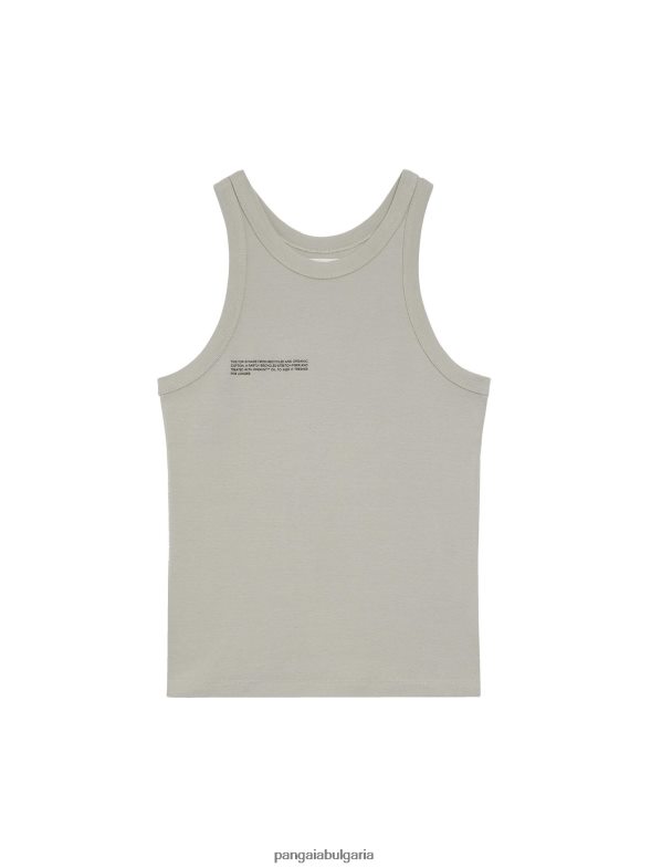 потник от рециклиран памук Жени B6HPP0125 камък Pangaia дрехи