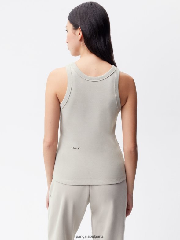 потник от рециклиран памук Жени B6HPP0125 камък Pangaia дрехи