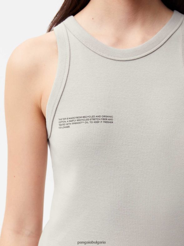 потник от рециклиран памук Жени B6HPP0125 камък Pangaia дрехи