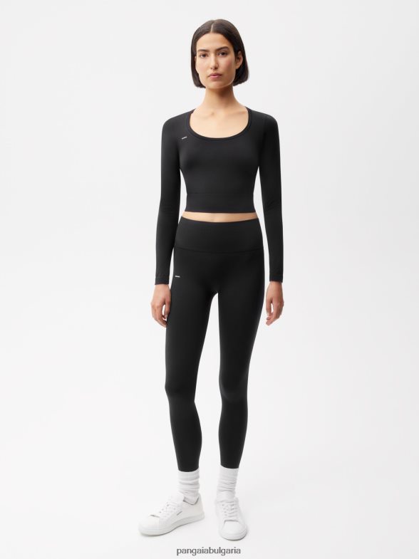 motion горнище с дълъг ръкав Жени B6HPP0147 черен Pangaia дрехи