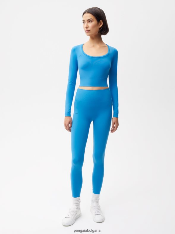 motion горнище с дълъг ръкав Жени B6HPP0218 лазурно синьо Pangaia дрехи