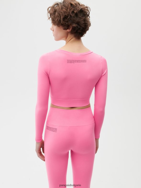 motion x горнище с дълъг ръкав Жени B6HPP0145 диня розова Pangaia дрехи