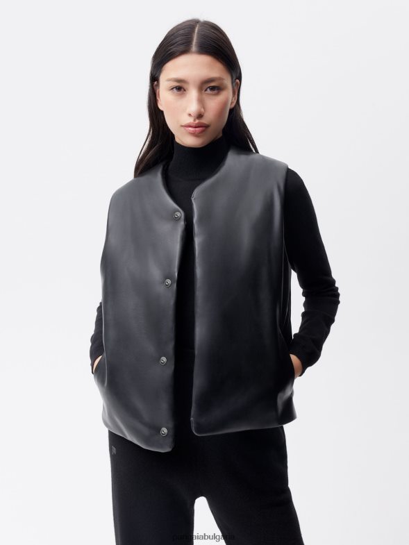 въздушната жилетка Жени B6HPP0442 черен Pangaia дрехи