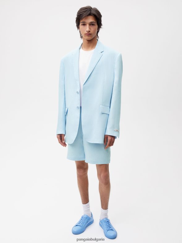 сако от алоево бельо Жени B6HPP0459 бебешко синьо Pangaia дрехи