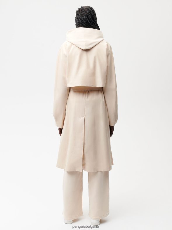 тренчкот от органичен памук Жени B6HPP0464 пясък Pangaia дрехи