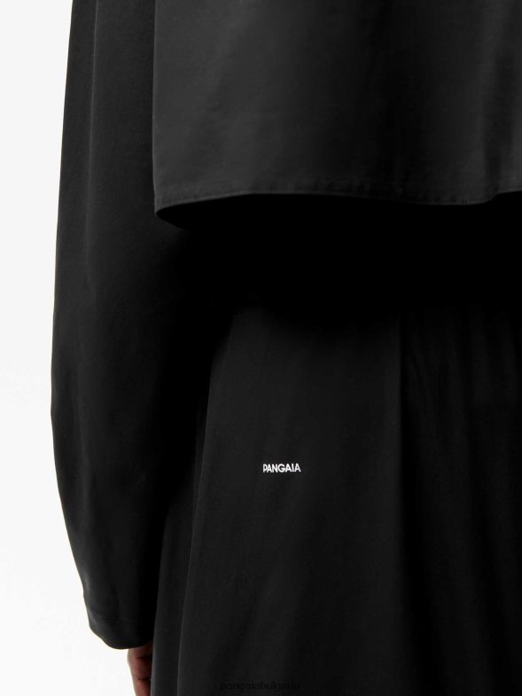 тренчкот от органичен памук Жени B6HPP0468 черен Pangaia дрехи