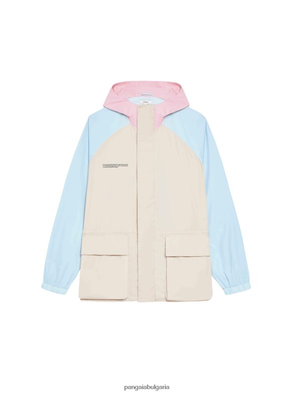 яке от рециклиран найлон с цветен блок Жени B6HPP0474 пясък Pangaia дрехи