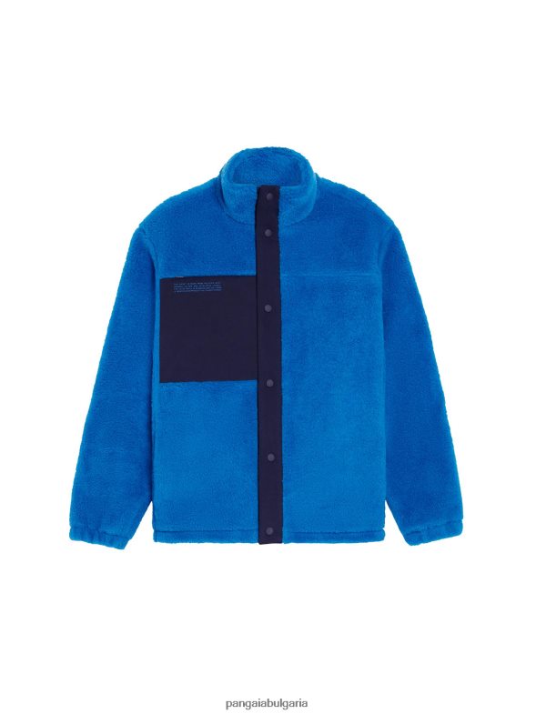 яке от рециклирана вълна Жени B6HPP0480 лазурно синьо Pangaia дрехи
