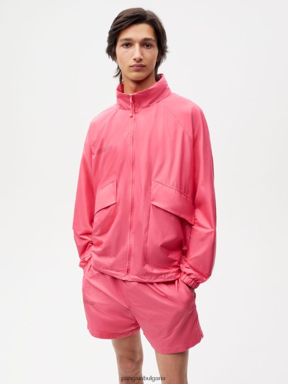 найлоново яке с подобрено разграждане Жени B6HPP0489 лотосово розово Pangaia дрехи