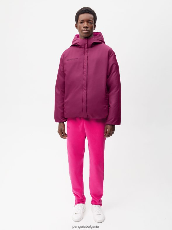 flwrdwn двустранно яке Жени B6HPP0446 сливово лилаво/напръстниково розово Pangaia дрехи