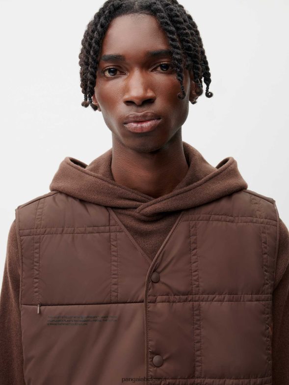 flwrdwn ватирана жилетка Жени B6HPP0455 кестеняво кафяво Pangaia дрехи